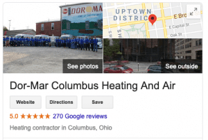 Dor-Mar Columbus heating and Air Conditioning - Reviews