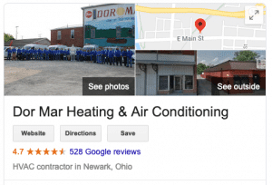 Dor Mar Heating & Air Conditioning - Newark Reviews