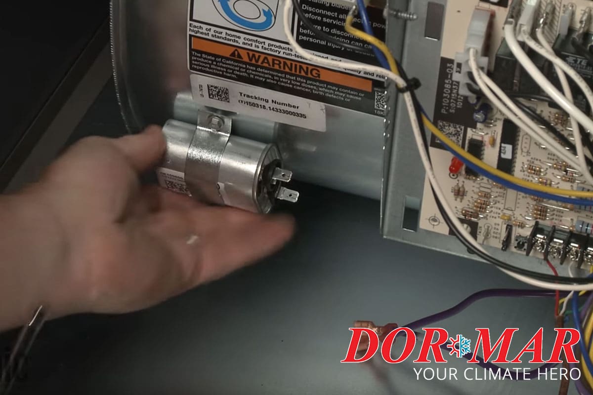 Faulty capacitor is a common furnace problem in Columbus