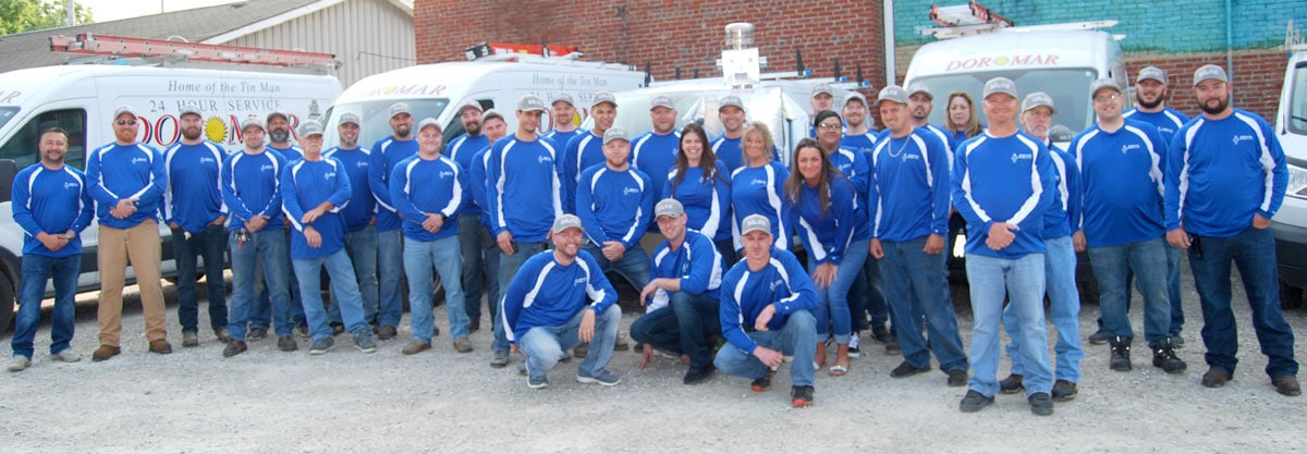 The DorMar professional HVAC team in Heath Ohio